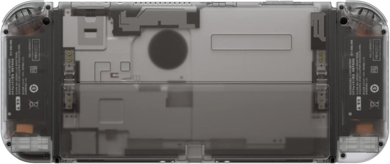 eXtremeRate Full Hülle für Nintendo Switch OLED, DIY-Ersatz Konsole case & Kickstand, NS Joycon Gehä