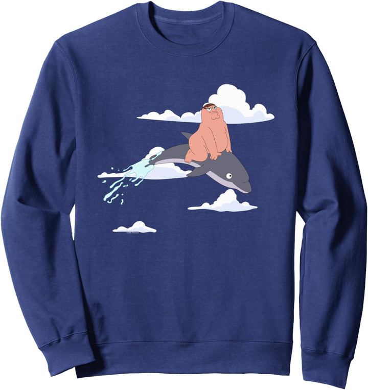 Family Guy Peter auf einem Delfin Sweatshirt