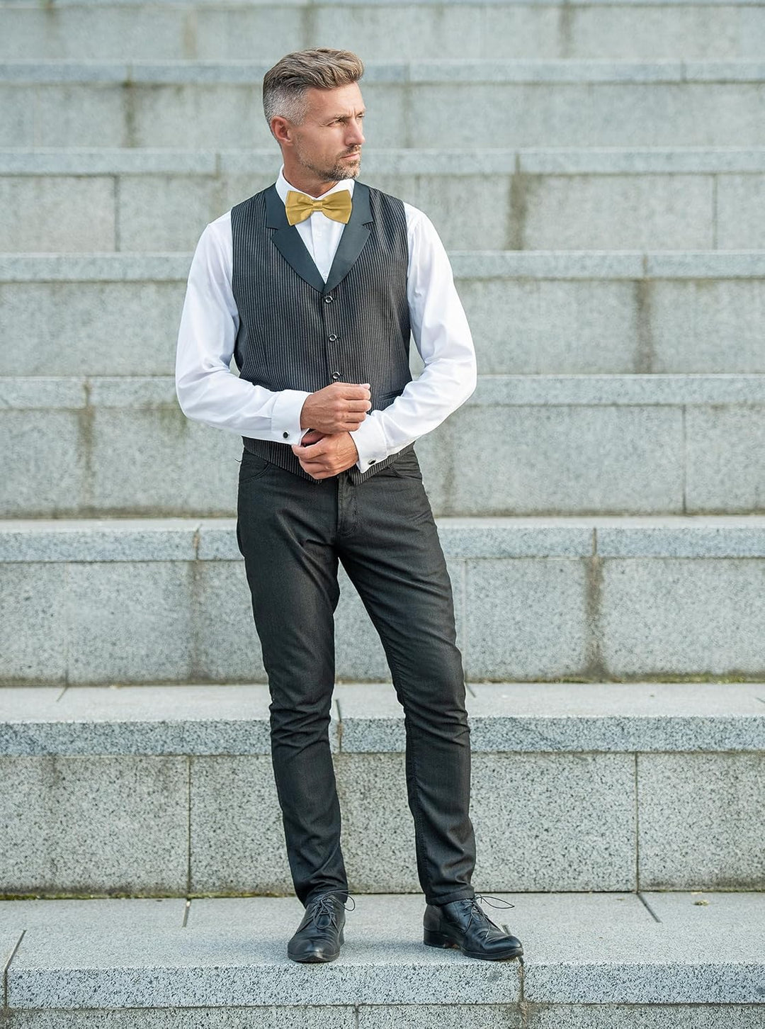 BomGuard Herren Fliege 10 er Set Stück, Schleife für Männer Anzug Damen Bowtie Einheitsgrösse 10x Lu