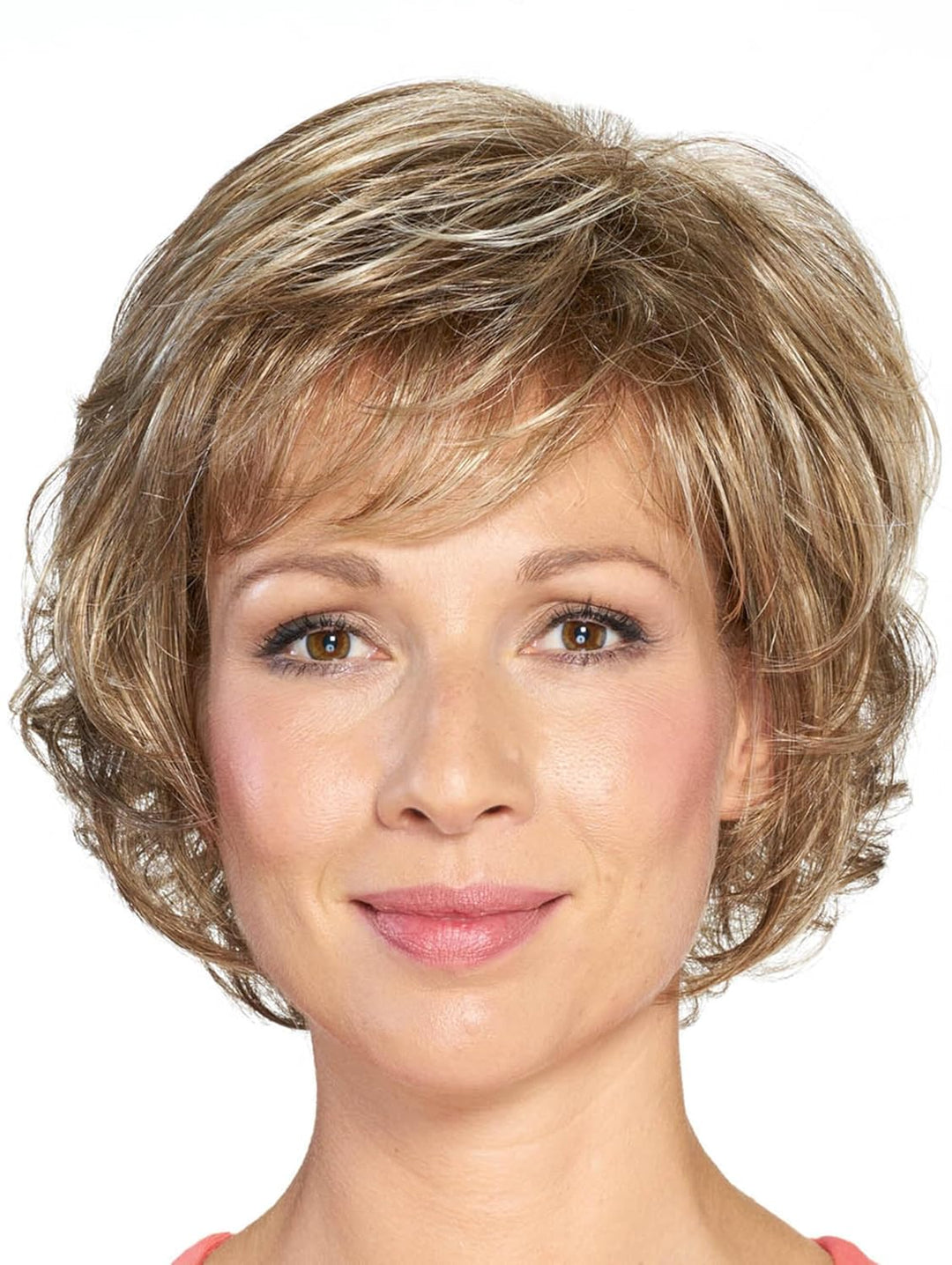 Lofty Perücke Michelle aus hochwertigem Kunsthaar, wirkt wie Echthaar, in Dunkelaschblond/Lichtblond