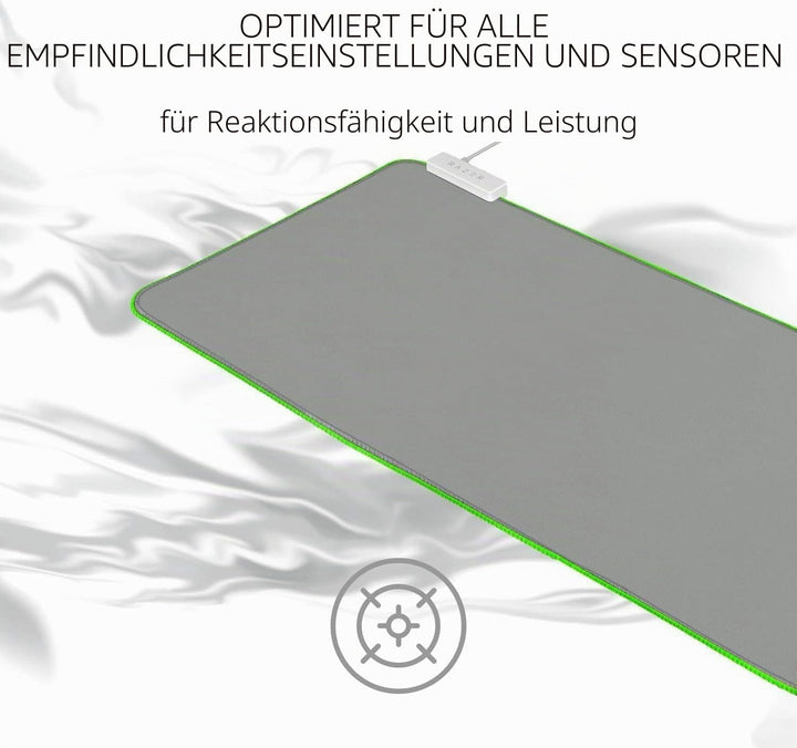 Razer Goliathus Extended Chroma Mercury - Extra grosse weiche XXL Gaming Maus-Matte mit RGB Beleucht