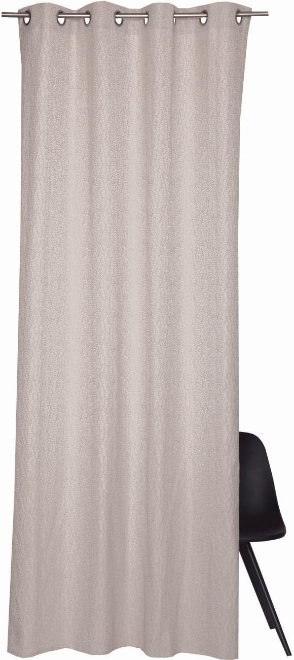 ESPRIT Fan Ösenschal, Polyester, Beige, 250 x 140 cm