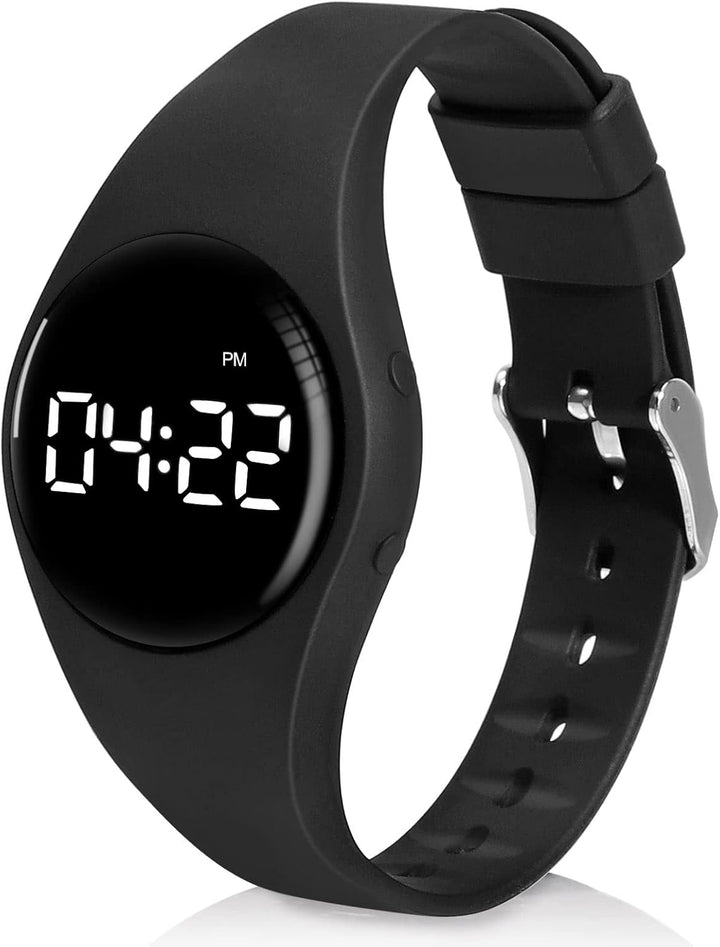 LEBEXY Schrittzähler Uhr Einfach Pedometer Ohne Bluetooth/Ohne App/Ohne Handy | Fitness Armband Trac
