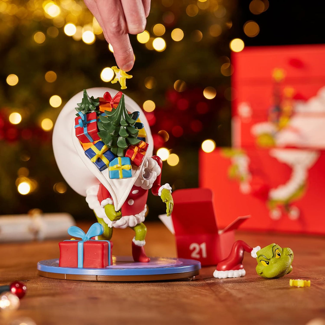 CC Countdown Characters Dr Seuss The Grinch Adventskalender Charakter Statue Offizieller Grinch-Merc