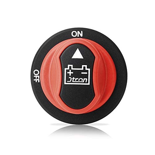 Jtron batterieschalter trennschalter motorrad 50A an-aus batterieschalter 12v-50v mini mit 10AWG Kab