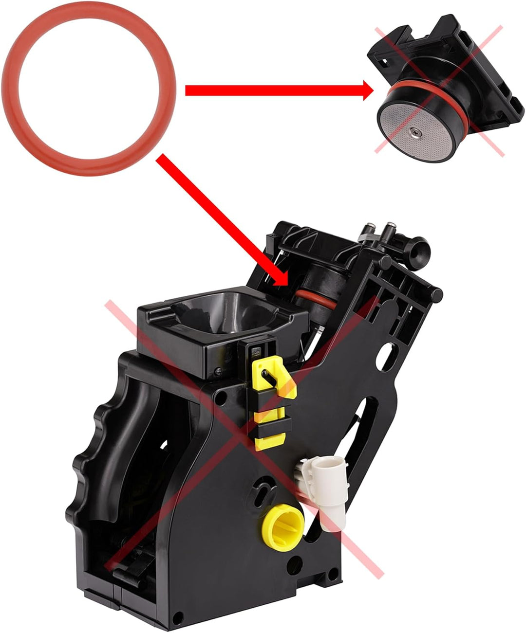 XXL Wartungssatz 13 tlg., für Phillips Saeco Spidem Gaggia Brüheinheit | Dichtung O-Ring für RI EP H