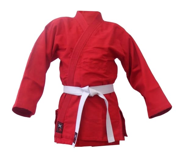 Budodrake Judojacke Ronin rot 130, 130