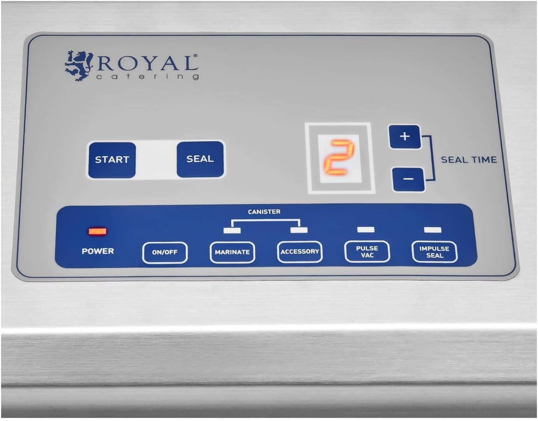 Royal Catering RCVG-40 Vakuumiergerät Beutelbreite: 31 cm Vakuumierer Folienschweissgerät Einschweis