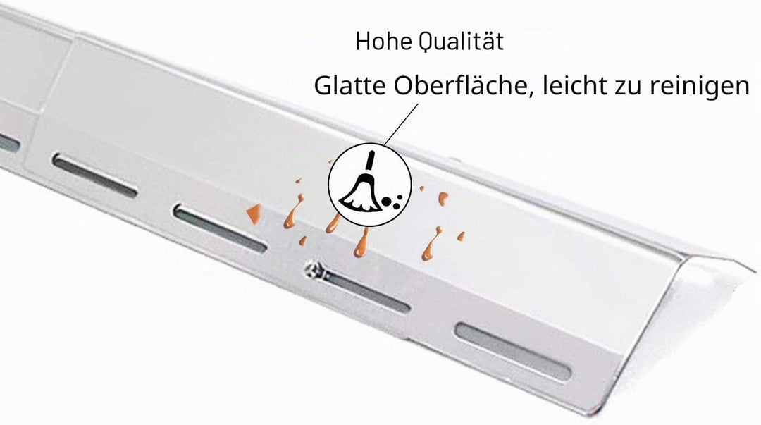 Denmay 30-72cm lang 9.5cm breit Universal Brennerabdeckung für Enders Boston Black, Landmann 12739,