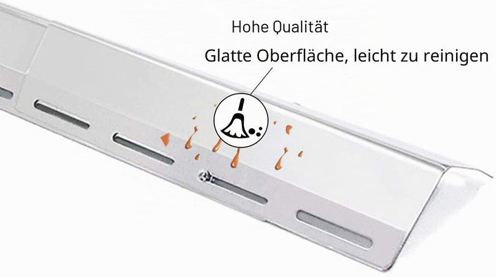 Denmay 30-72cm lang 9.5cm breit Universal Brennerabdeckung für Enders Boston Black, Landmann 12739,