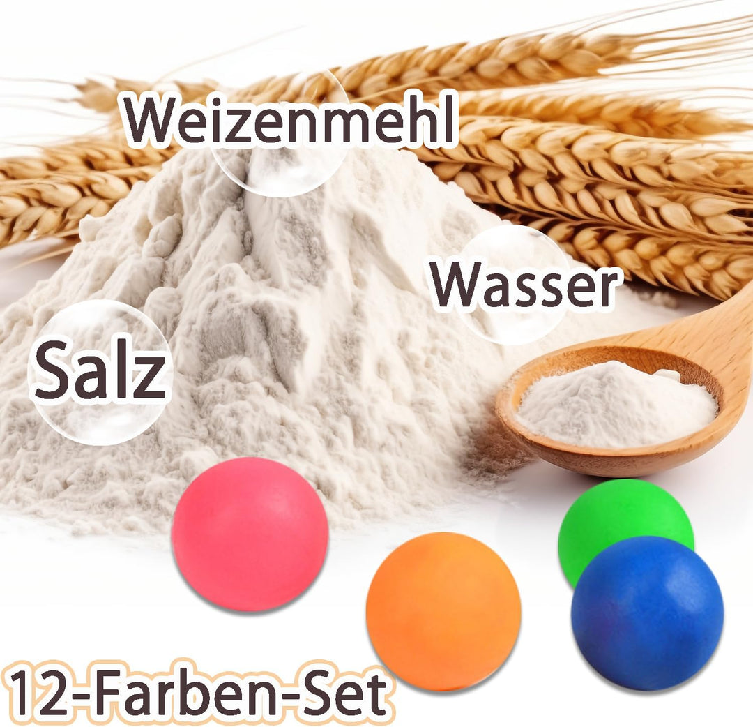 51 Stück Knete Set,Knete Zubehör Kitchen Creations,Knete Eismaschine Nudelmaschine Burgermaschine,Kn