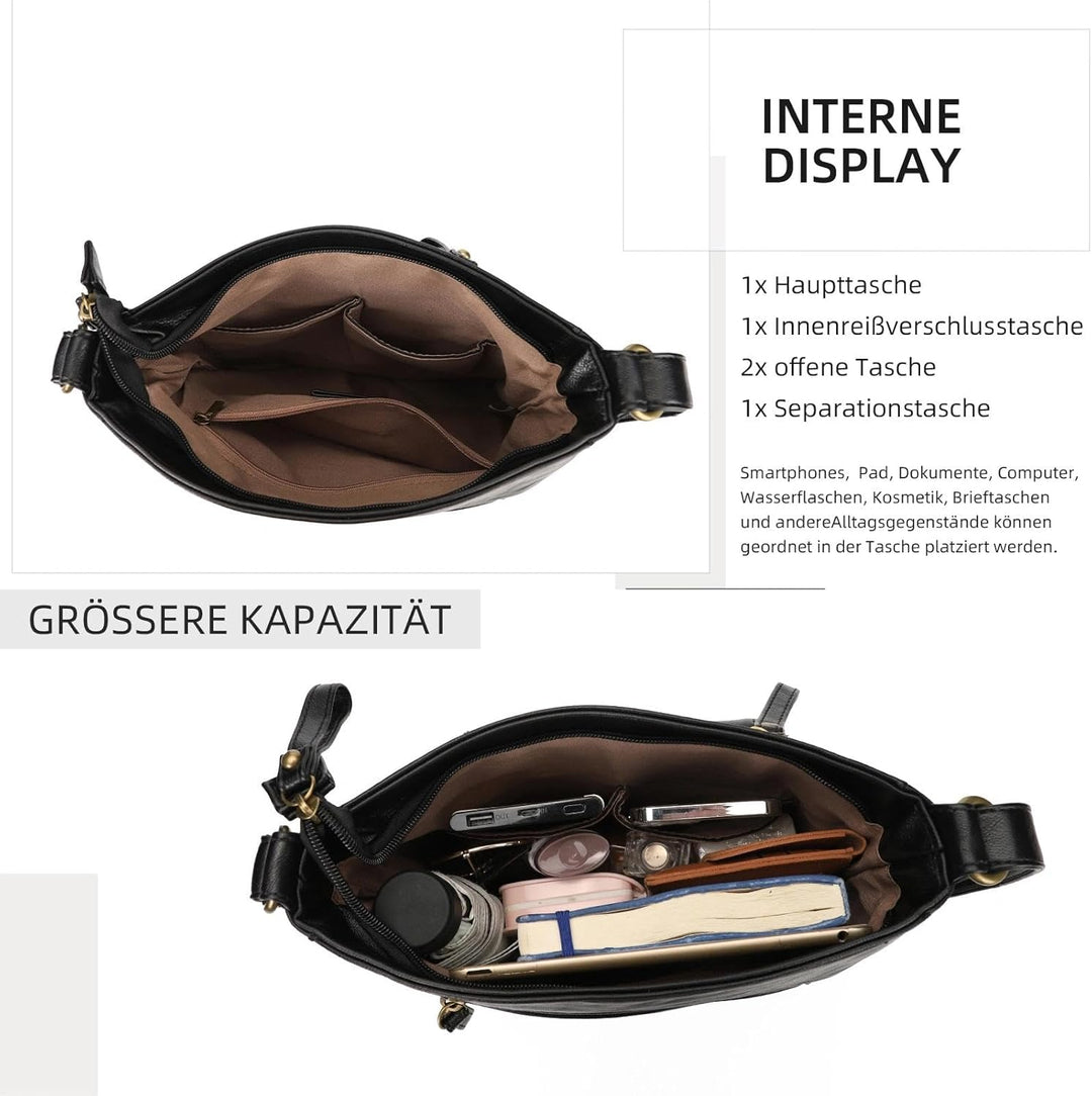 KL928 Tasche Damen Umhängetasche kleine Handtaschen Schultertasche Damentasche Damenhandtasche mitte