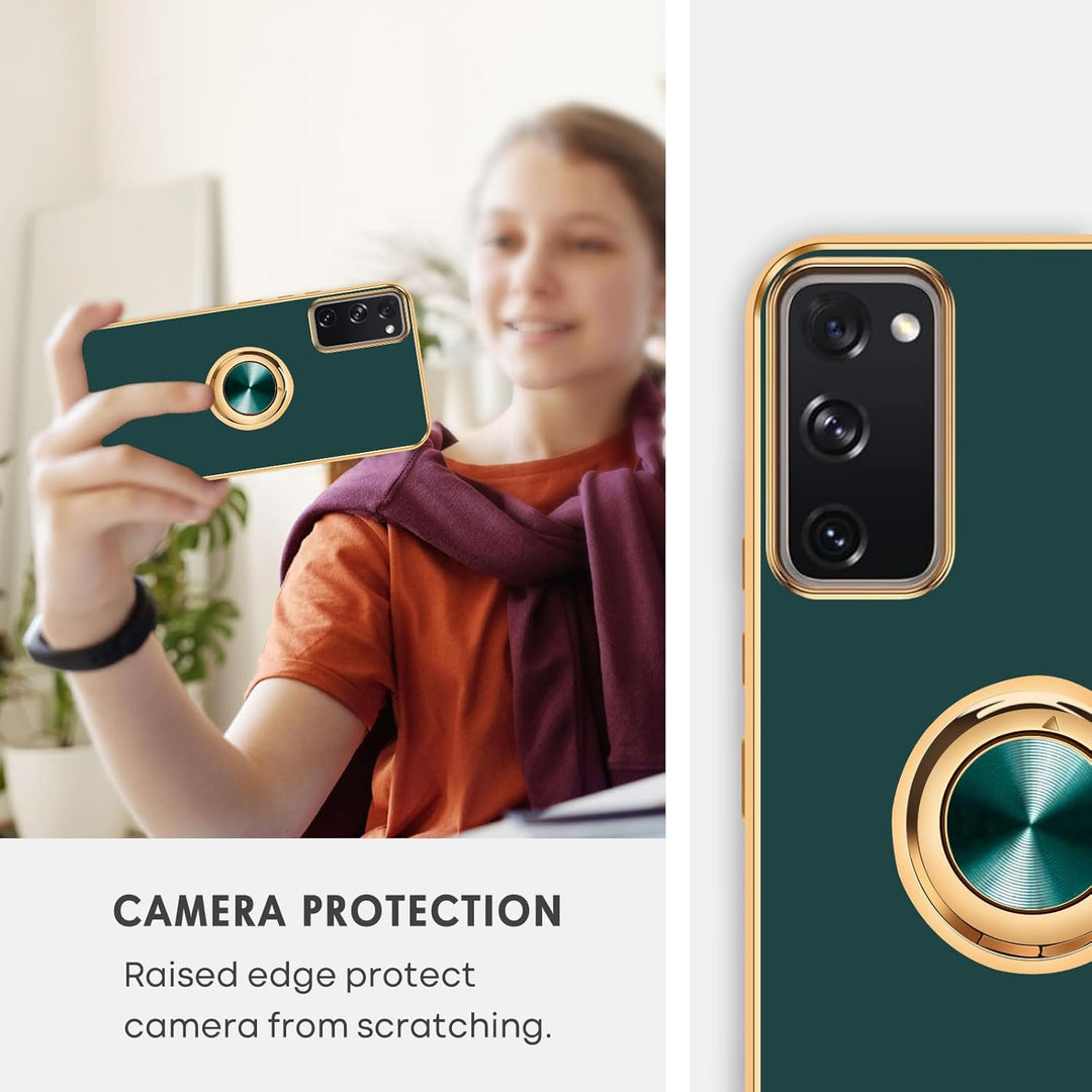 Samsung Galaxy S20 FE Hülle, Galaxy S20 FE Handyhülle Slim weiche TPU Silikon Case Cover mit 360 Gra