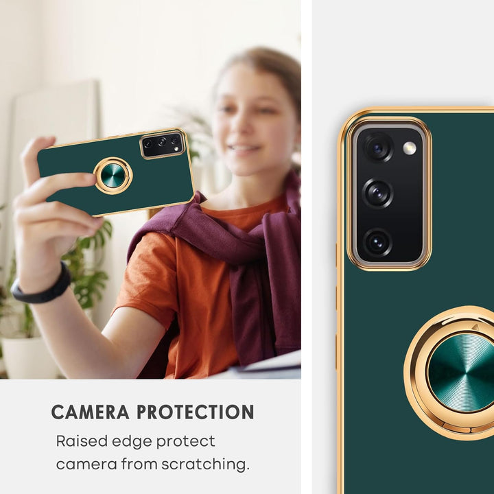 Samsung Galaxy S20 FE Hülle, Galaxy S20 FE Handyhülle Slim weiche TPU Silikon Case Cover mit 360 Gra