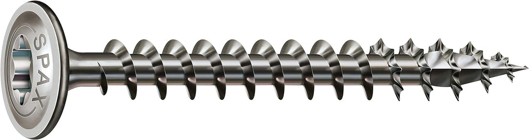 SPAX 257000600605 Holzbauschraube 6.0x 60 VG Torx 30 Bewertung Für den Holzbau, Tellerkopf, T-STAR p