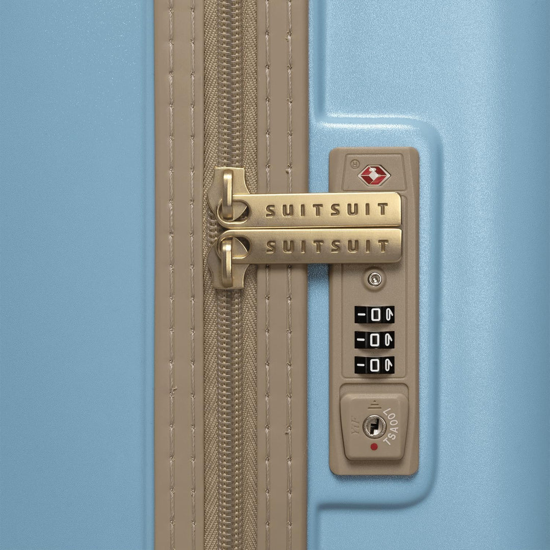 SUITSUIT Handgepäck Koffer mit 4 Rollen 55 x 35 x 20 cm - Hartschalen Kabinentrolley mit TSA-Schloss