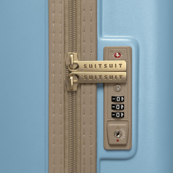 SUITSUIT Handgepäck Koffer mit 4 Rollen 55 x 35 x 20 cm - Hartschalen Kabinentrolley mit TSA-Schloss