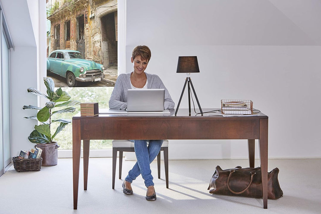 Lichtblick Klemmfix Tageslicht-Rollo mit Motiv, ohne Bohren, Blickdicht, Seitenzugrollo, Made in Ger