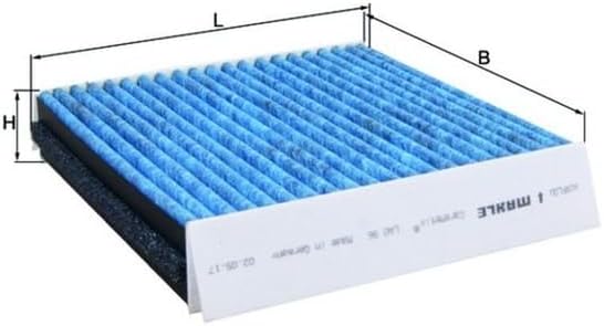 MAHLE LAO 96 Innenraumfilter Allergen-, Bakterien- und Geruchsschutz, Allergen-, Bakterien- und Geru