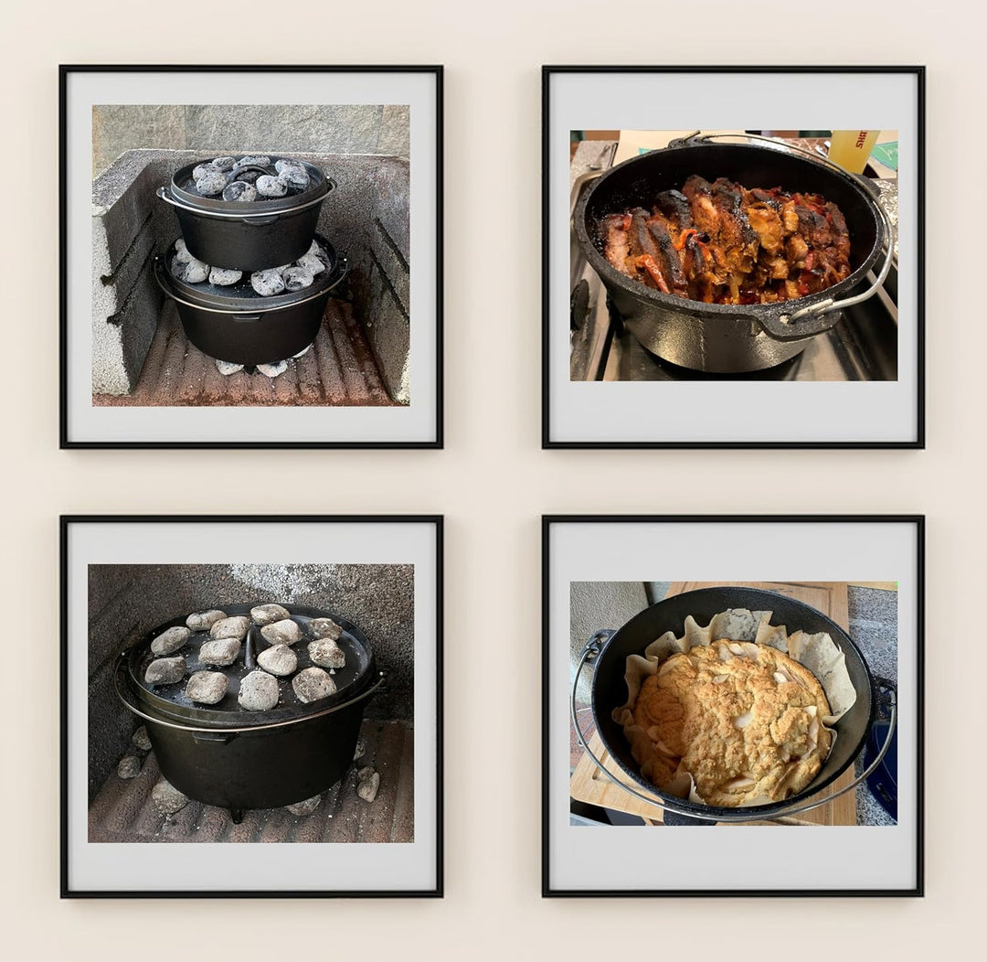 outdoor kochen feuertopf grillkessel gusseisen topf bratentopf schmortopf bbq kochtopf eisentopf feu