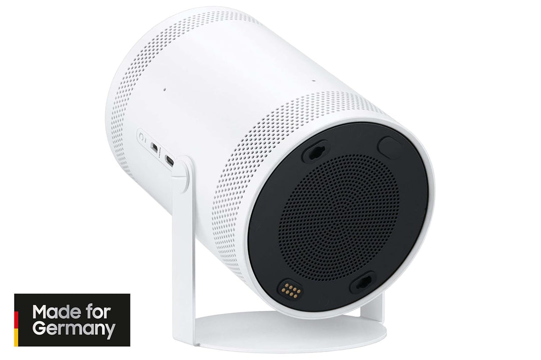 Samsung The Freestyle Tragbarer LED-Projektor, Full HD, HDR10, Beamer mit All Round Design, Auto Set
