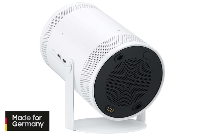 Samsung The Freestyle Tragbarer LED-Projektor, Full HD, HDR10, Beamer mit All Round Design, Auto Set