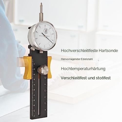 Tischkreissägen-Messuhr, Tischkreissägen-Messgerät Zum Ausrichten und Kalibrieren von Werkstattmasch