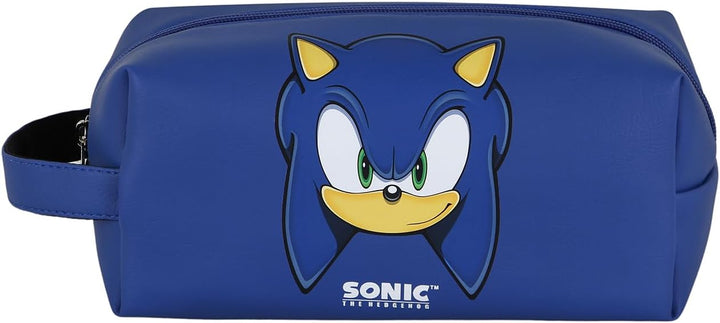 Sega-Sonic Sight-Brick Plus Reise-Kosmetiktasche, Blau, 25 x 12 cm