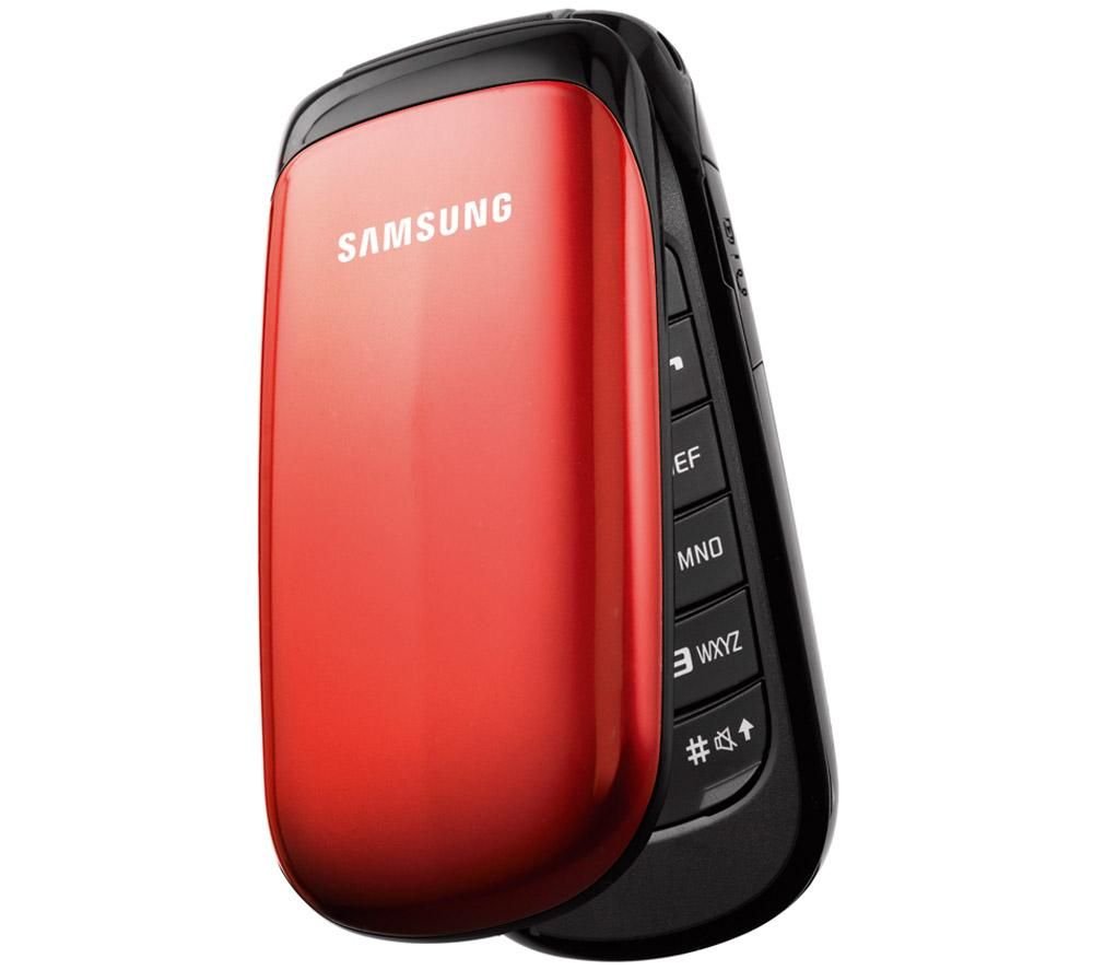 Samsung E1150 1MB Handy (extralange Akkulaufzeit) ruby-red, ruby-red