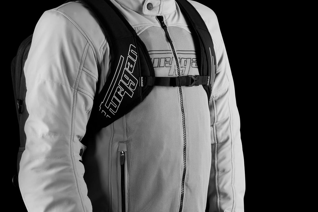 Furygan THUNDER EVO & Thunder Evo 2 23L Motorrad Rucksack - Wasserdicht, Airbag Westen kompatibel -