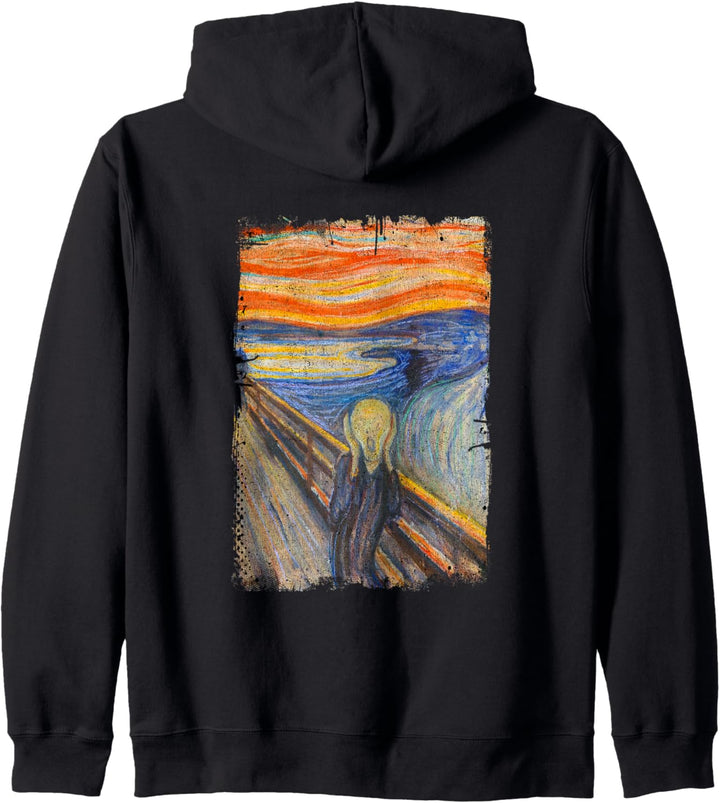 Der Schrei Edvard Künstler Munch Berühmtes Gemälde Kapuzenjacke