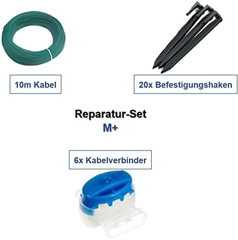 Genisys Reparatur-Set M+ kompatibel mit Husqvarna Automower ® 105 Kabel Haken Verbinder Reparatur Pa