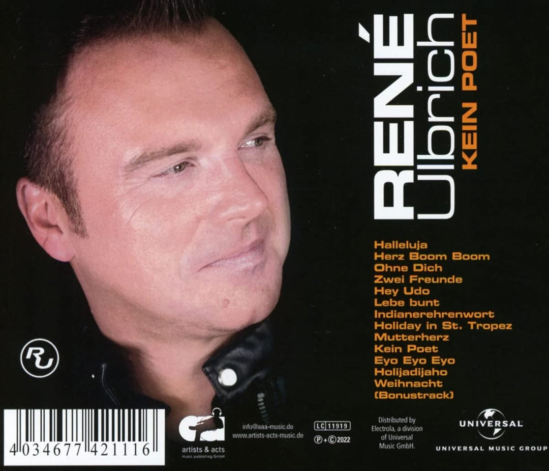 Kein Poet (Limitierte Fanbox), Audio-CD