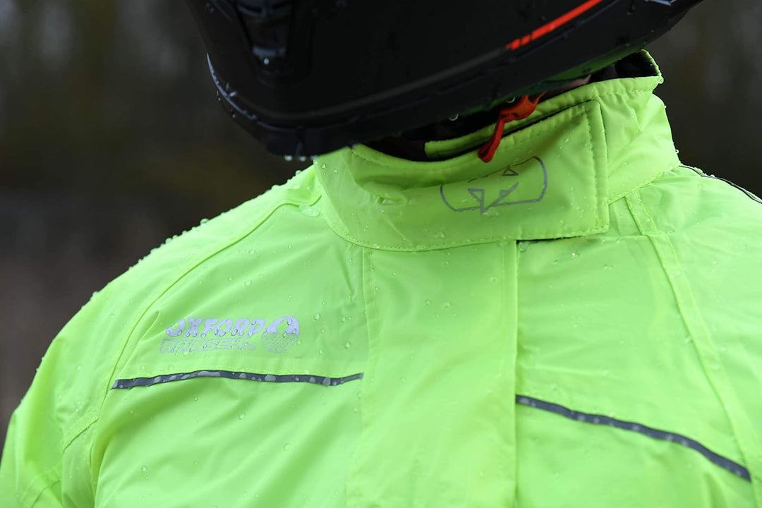 Oxford Damen Rainseal Kit Überjacke und Hose Überjacke fluoreszierend 3XL, Überjacke fluoreszierend