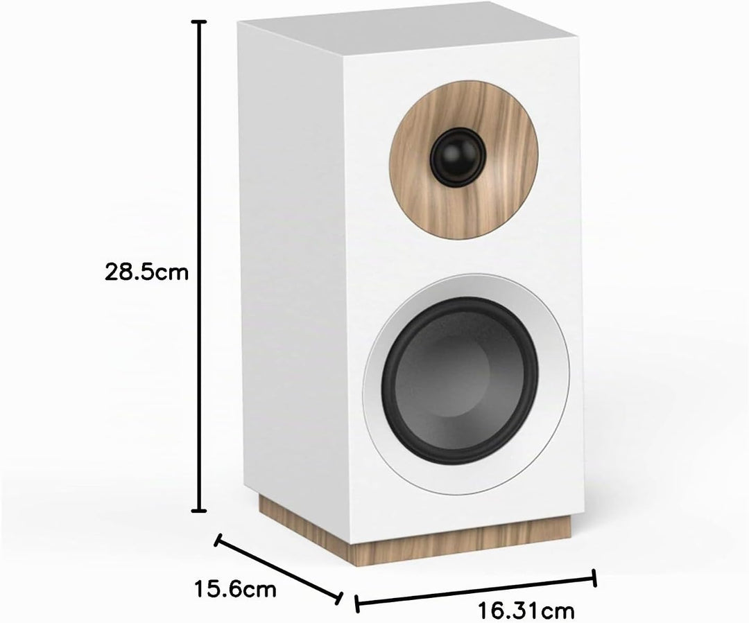 Paar Lautsprecher-Regal (S 801 White) Weiss, Weiss