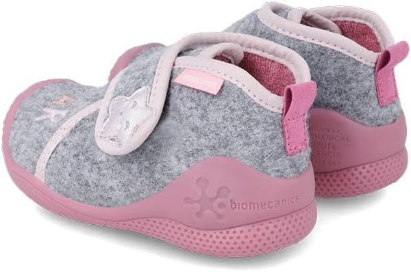 Biomecanics Mädchen 231293 Hausschuh 18 EU Grau, 18 EU Grau