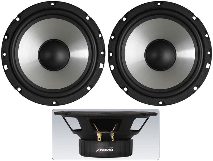 MONACOR CRB-165PS Car-Hi-Fi-Tiefmitteltöner-Paar, 35W, 4Ω