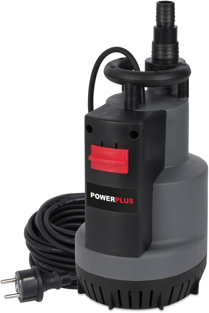 Powerplus Elektrische Wasserpumpe POWEW67920-750 W Tauchpumpe, Maximaltemperatur 35°C und Fördermeng