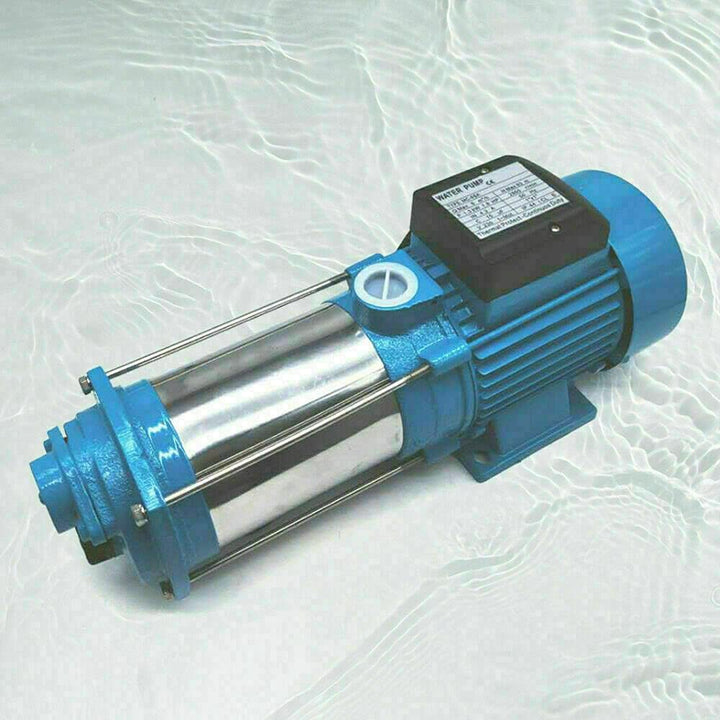 Wasserpumpe 5-stufige Kreiselpumpe 1300W Hauswasserwerk 4000 l/h Max. Förderhöhe: 98m; Max. Druck: 9
