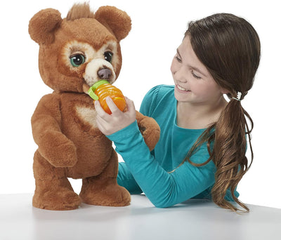 FurReal Cubby, Mein Knuddelbär, interaktives Plüschtier, ab 4 Jahren Braun