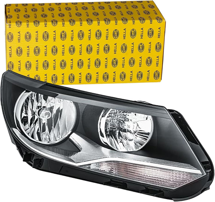 HELLA 1EL 010 749-221 FF/Halogen-Hauptscheinwerfer - rechts - für u.a. VW Tiguan (5N_), Rechts