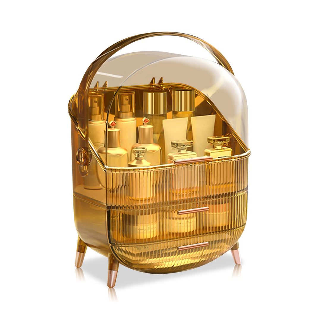Galatée Retro Serie 180°Drehbar Tragbare Make Up Organizer Kosmetikbox Kosmetische Aufbewahrungs Box