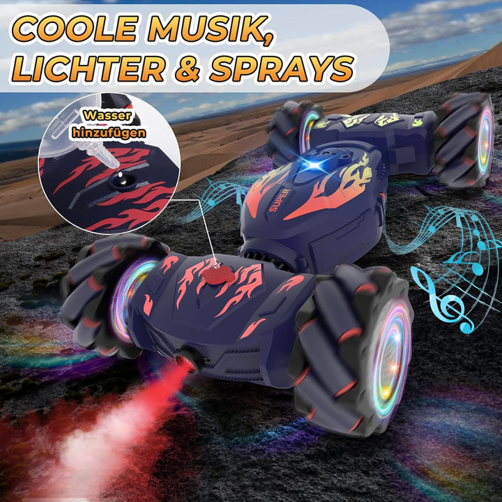 Pristar Ferngesteuertes Auto ab 6 7 8 9 10 Jahre 1:14 Stunt Auto Drift 4WD 2,4 GHz 360 Drehung Ferng