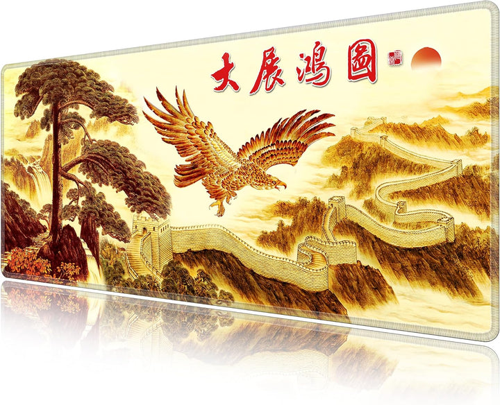 LL-COEUR Grosse Gaming Laptop Mauspad PC Tastatur Mausmatte XXL Schreibtischunterlage Büro Desk Pad