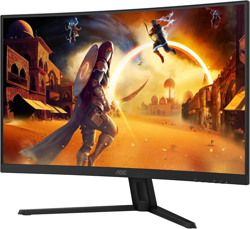 AOC Gaming CQ32G4VE - 32 Zoll QHD Curved Monitor, 180 Hertz, 0.5 ms, HDR10, FreeSync Premium (2560x1