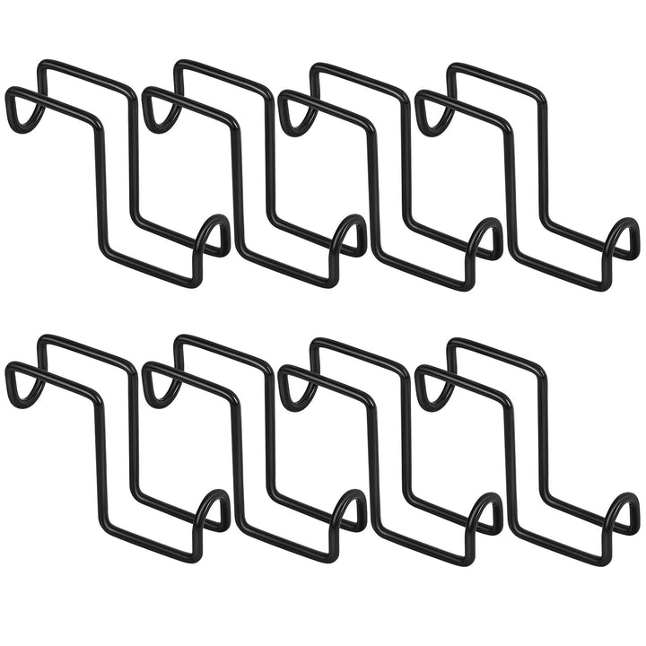Tudomro 8 Stück 10,2 cm Pferdehaken über Schiene Zaumzeughaken Heavy Duty Metall Pferd Wassereimer K