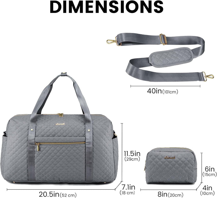 LOVEVOOK Reisetasche Damen Sporttasche Gross mit Laptopfach Weekender Handgepäck Tasche Gym Bag Trav