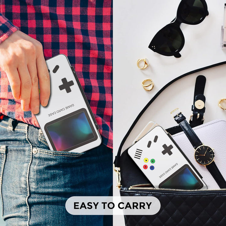 HEIYING Spiele Aufbewahrung Schutzhülle für Switch&Switch OLED Game Card, Benutzerdefiniertes Muster