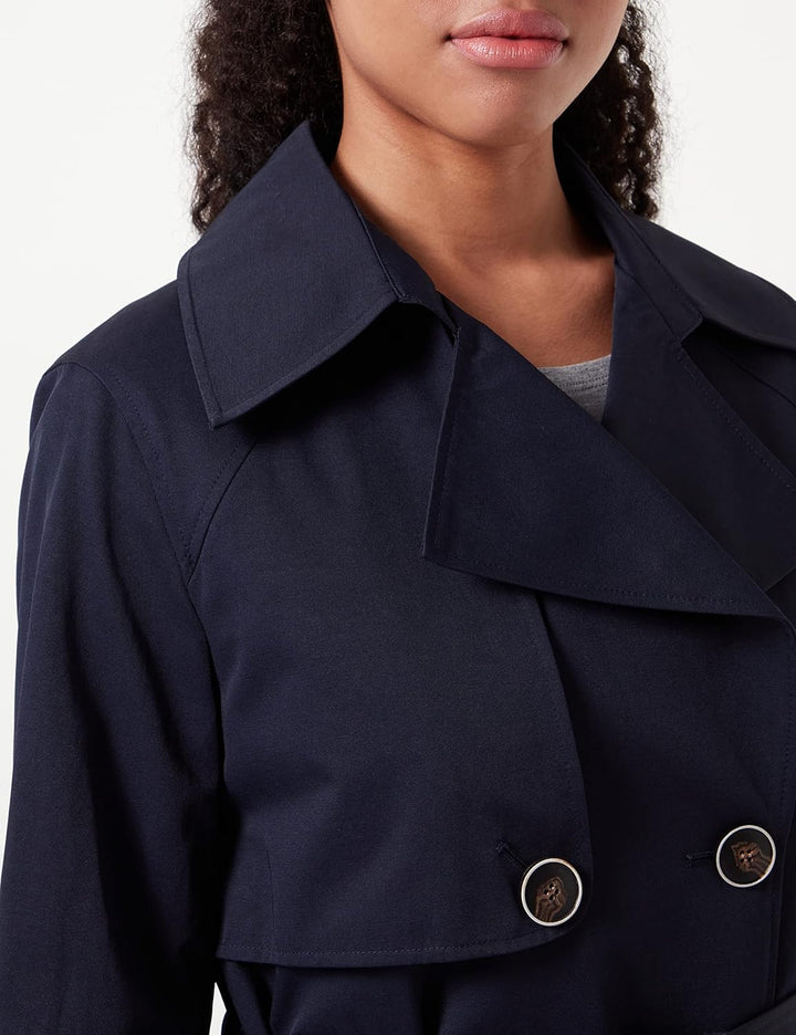 s.Oliver BLACK LABEL Damen Trenchcoat 34 Blau, 34 Blau