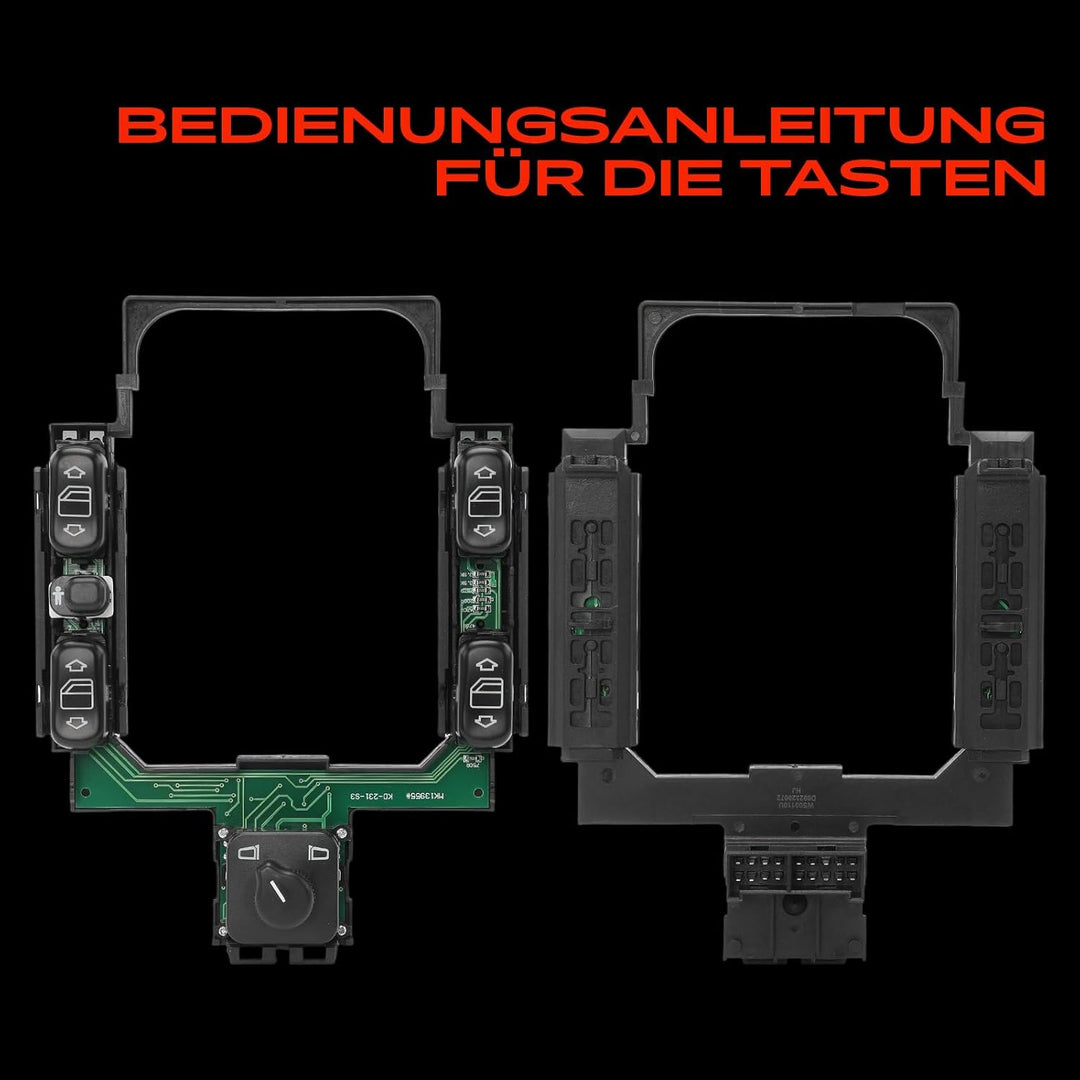 Frankberg Fensterschalter 18-Polig Kompatibel mit W210 E200 E220 E230 E240 E250 E270 E280 E290 E300